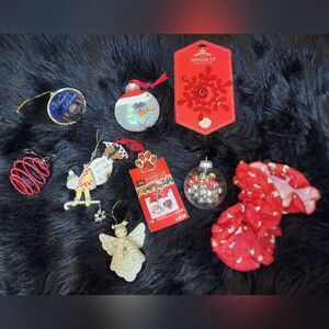 9 Assorted Christmas Ornaments